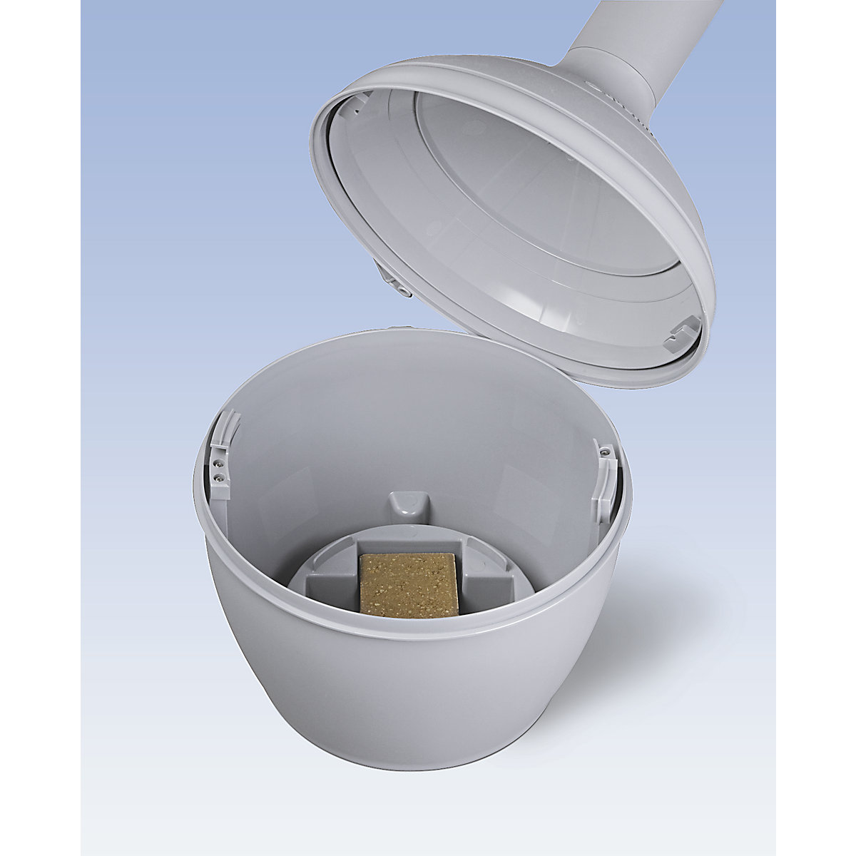 Safety pedestal ashtray, fire-extinguishing – Justrite (Product illustration 6)-5