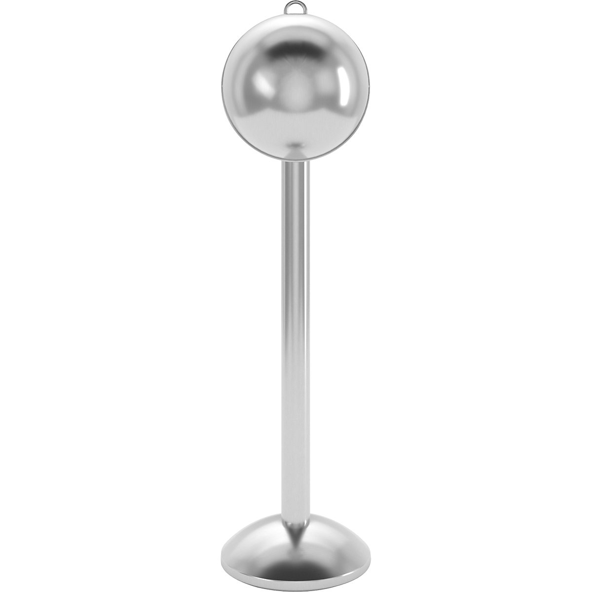 Spherical pedestal ashtray made of stainless steel – VAR (Product illustration 6)-5