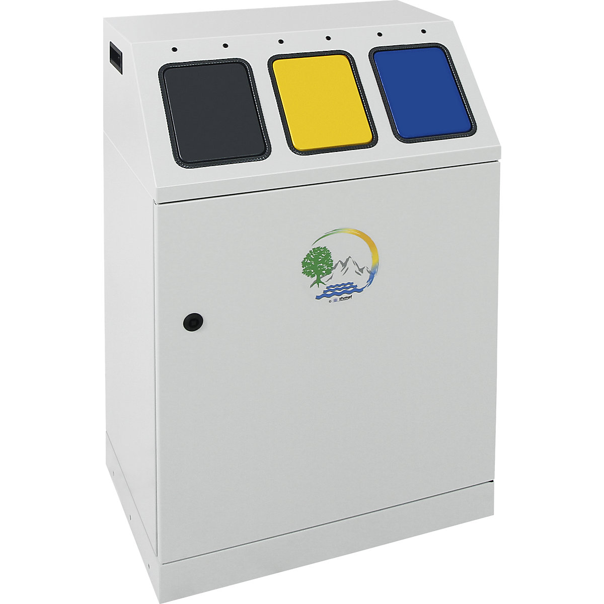 Recyclable waste collector, steel