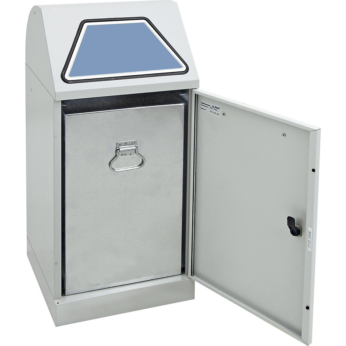 Recyclable waste container, manually operated access flap (Product illustration 4)-3