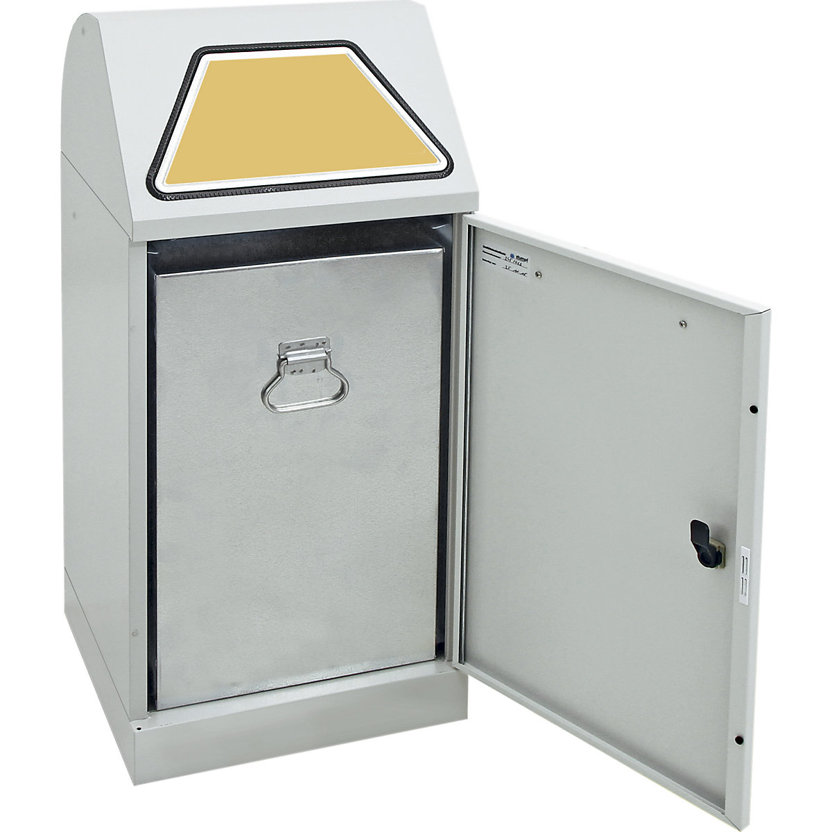 Recyclable waste container, manually operated access flap (Product illustration 7)-6