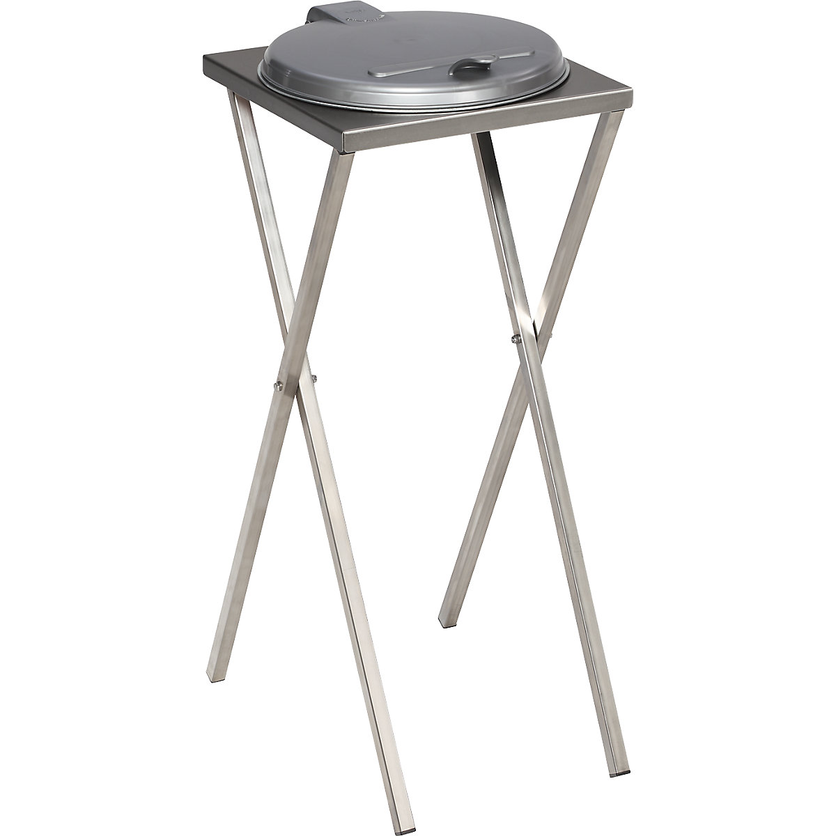 Hygienic waste sack stand made of stainless steel - VAR