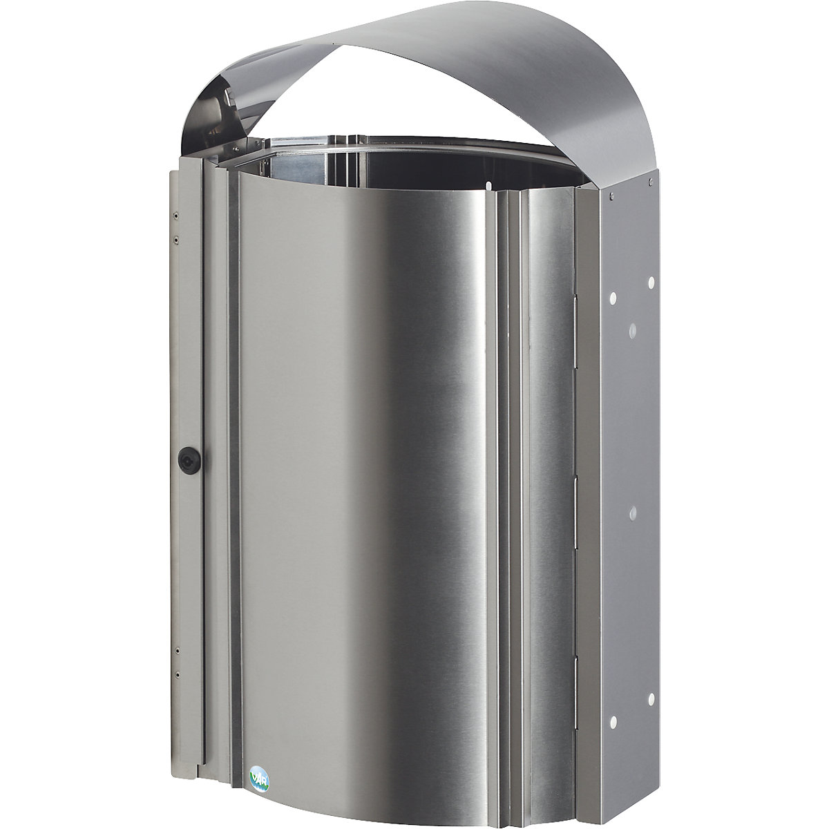 Stainless steel waste collector, outdoor areas – VAR