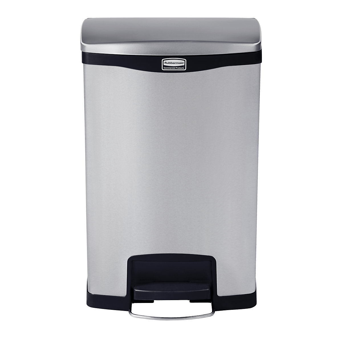 SLIM JIM® stainless steel waste collector with pedal - Rubbermaid
