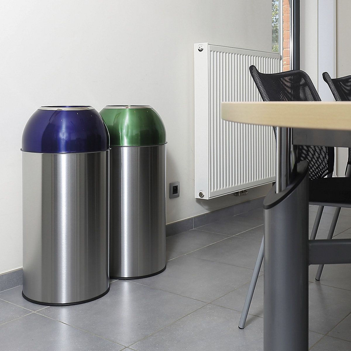 Stainless steel waste collector – Probbax (Product illustration 2)-1