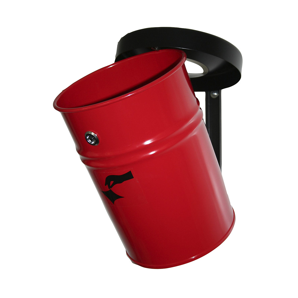 Wall mounted waste collector, lockable (Product illustration 2)-1