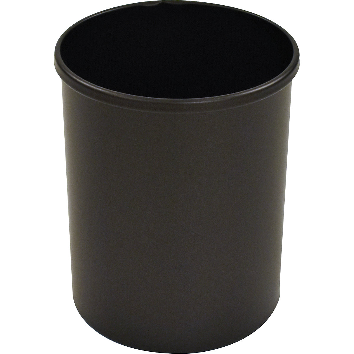 Waste paper bin, steel, round