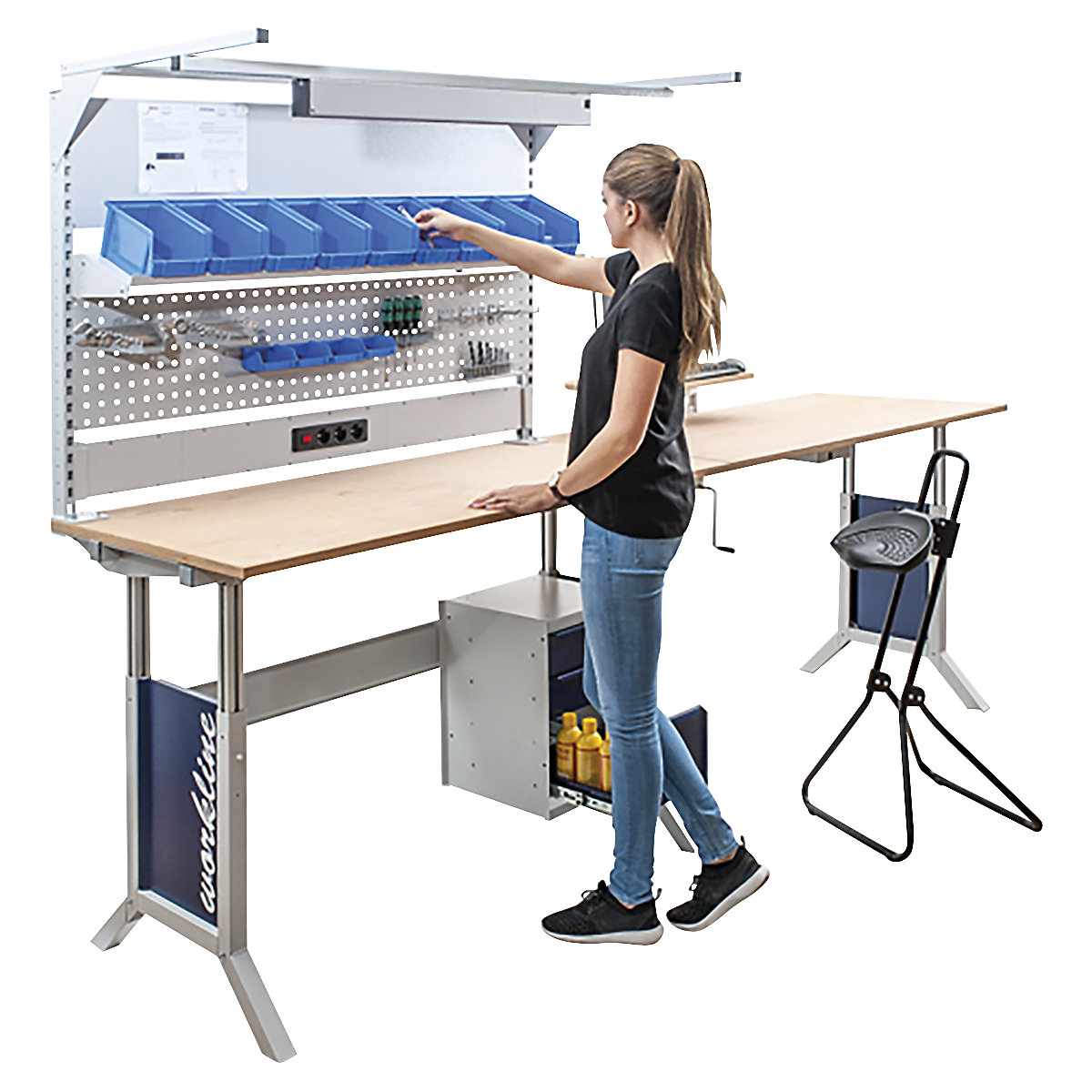 Arbeitstisch workline bedrunka hirth (Produktabbildung 2)-1