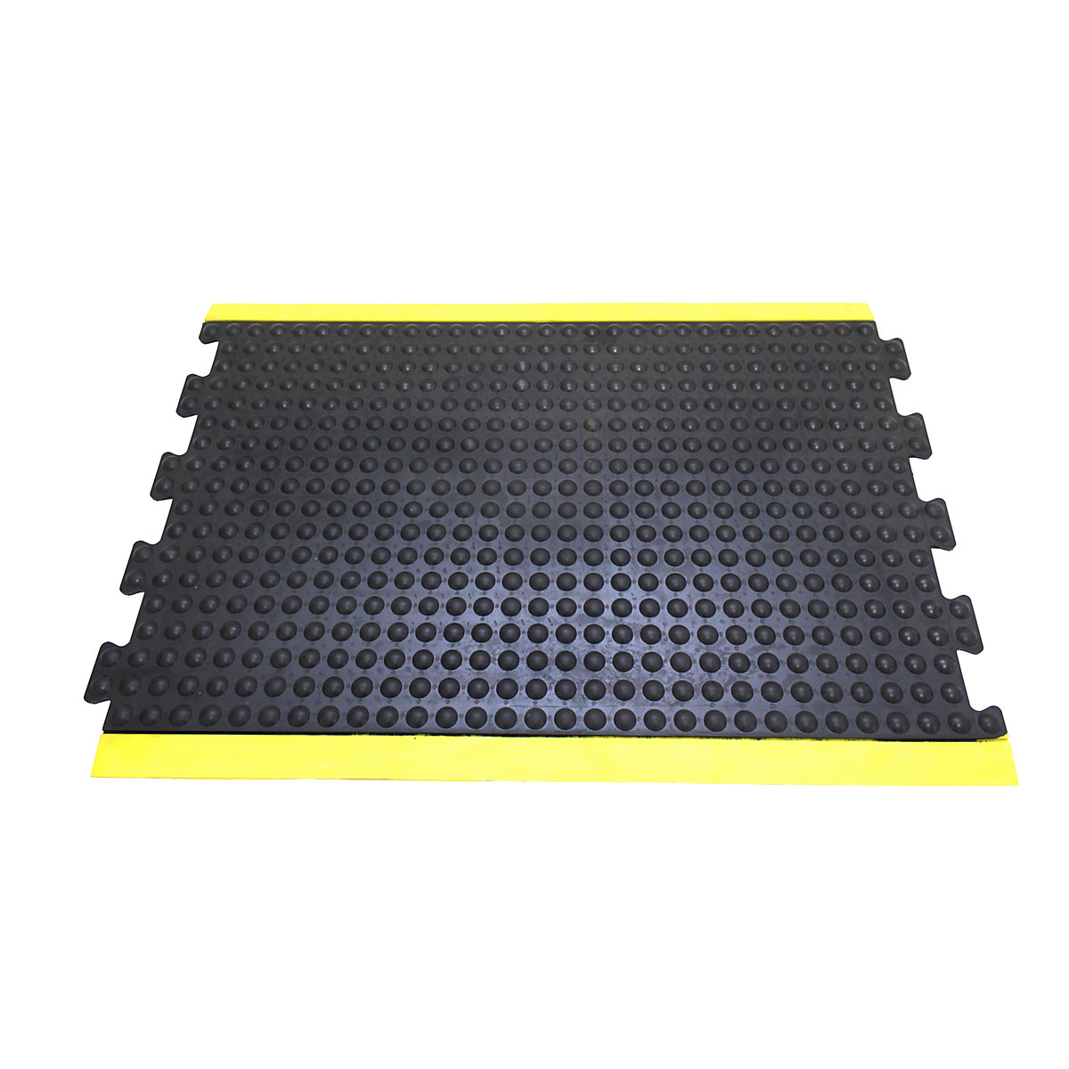 Anti-Ermüdungsmatte Bubblemat safety, LxBxH 900 x 600 x 14 mm, schwarz-gelb, Mittelelement