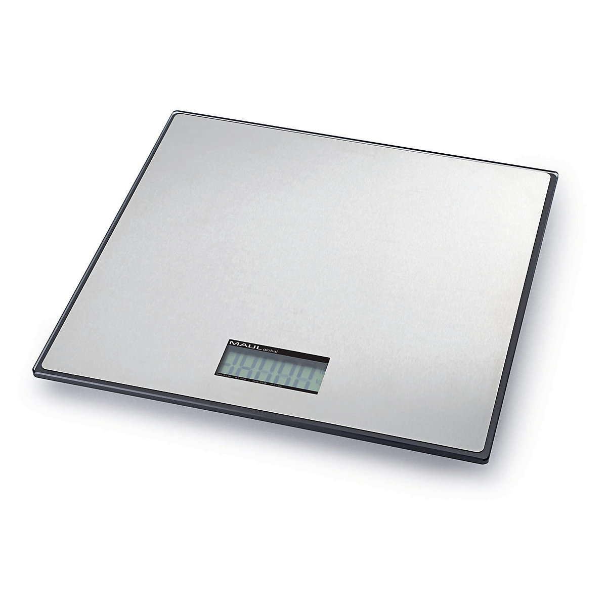 Paketwaage MAULglobal MAUL, robuste Wiegefläche, Wägebereich bis 25 kg, Ablesbarkeit 20 g, Wägeplatte 322 x 320 mm-0