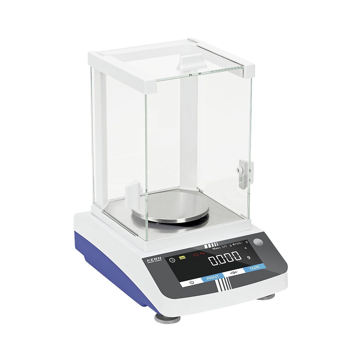 Präzisionswaage PDT KERN, Wägebereich bis 0,62 kg, Ablesbarkeit 0,1 g, Wägeplatte Ø 115 mm-0