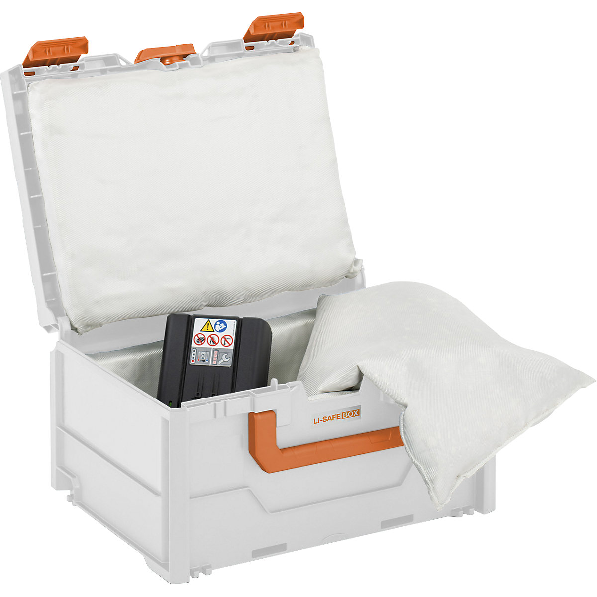 Li-SAFE modular fire protection box for rechargeable batteries – CEMO (Product illustration 2)-1