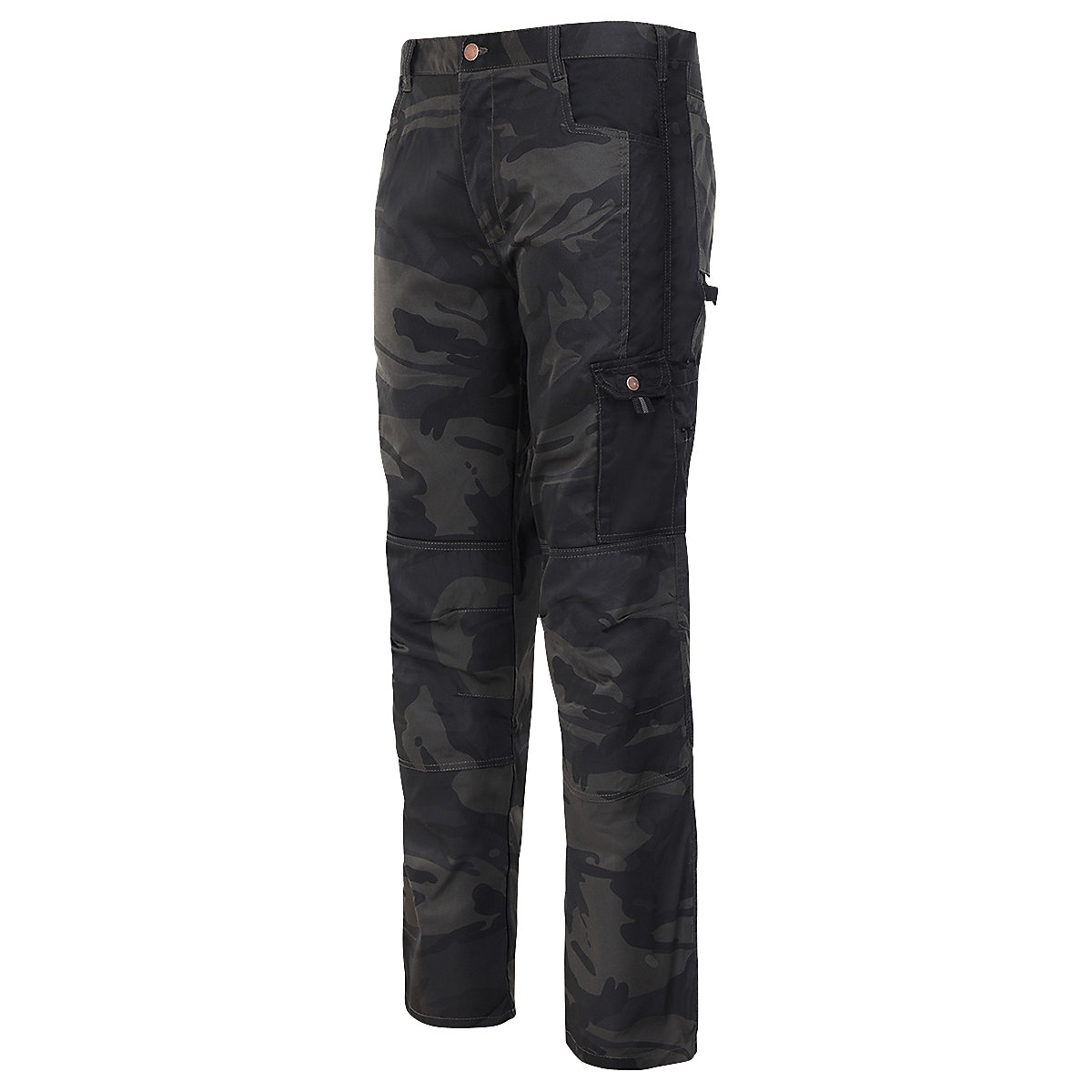 Camouflage trousers with waistband (Product illustration 3)-2