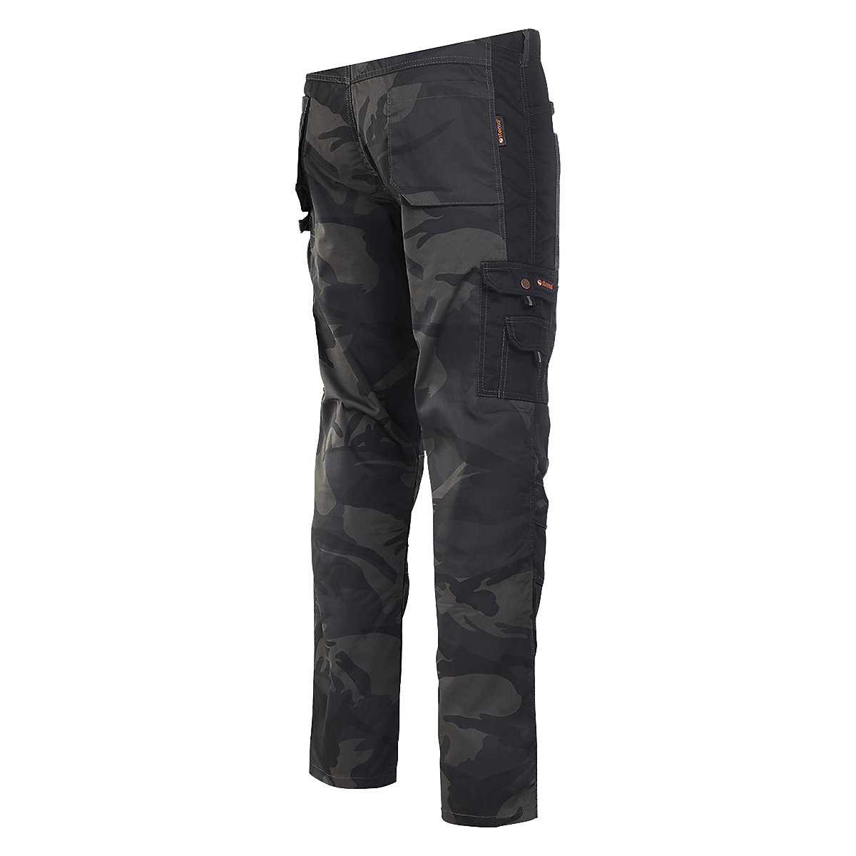 Camouflage trousers with waistband (Product illustration 4)-3