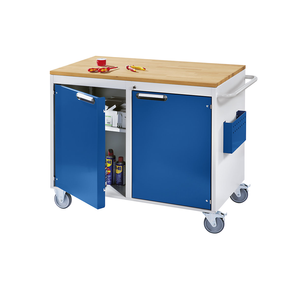 Compact workbenches, mobile – RAU (Product illustration 2)-1