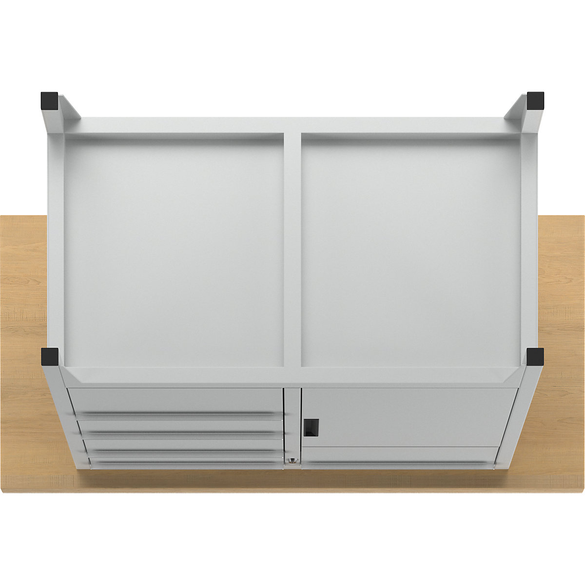 Workbench width 1500 mm, frame construction – LISTA (Product illustration 3)-2