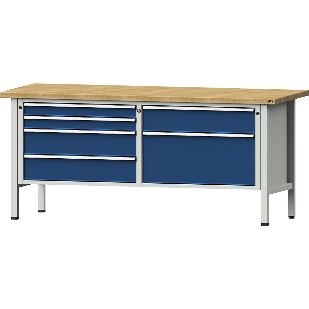 Workbenches 2000 mm wide, frame construction - ANKE