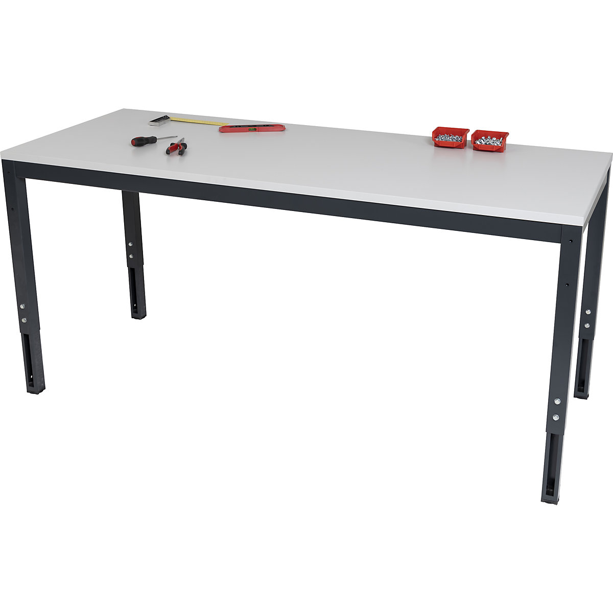 Height adjustable work table - eurokraft basic