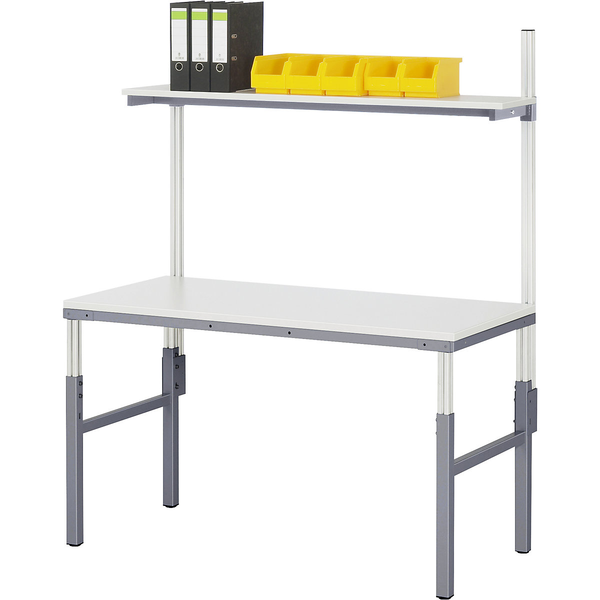 Workstation system, manual height adjustable from 650 – 1000 mm – RAU (Product illustration 5)-4