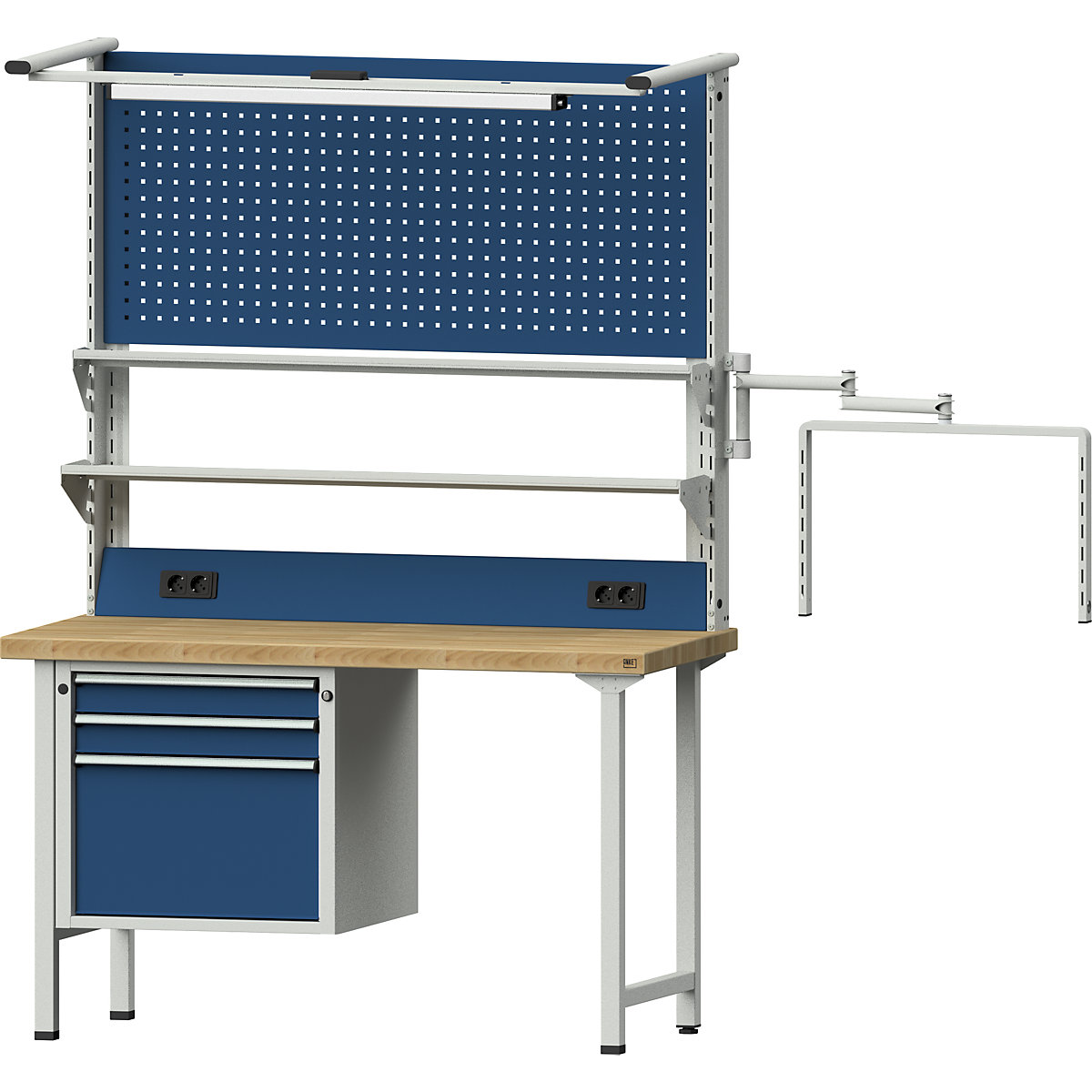 Base frame with 3-fold swivel arm – ANKE (Product illustration 2)-1