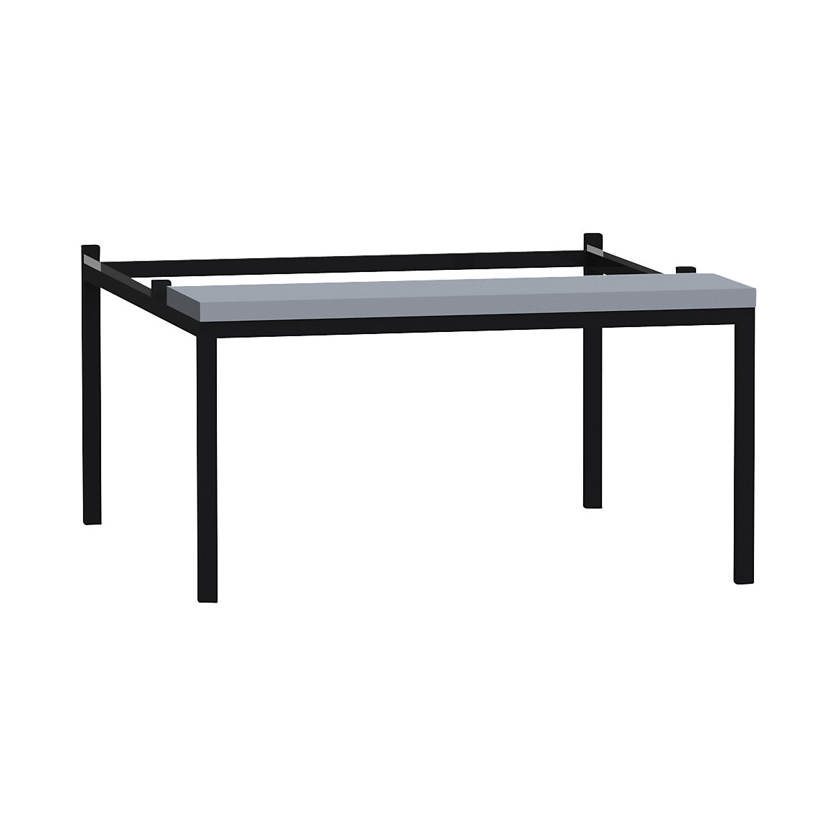 Base frame with bench for Fydor locker series