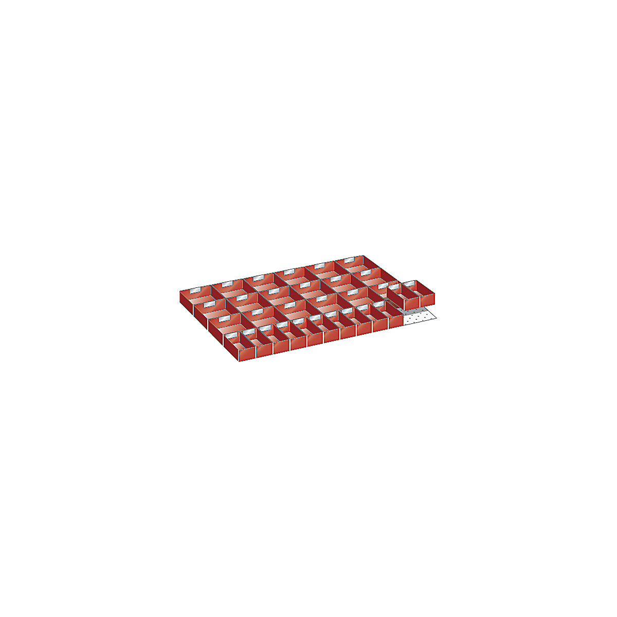 Plastic insert tray – LISTA (Product illustration 2)-1
