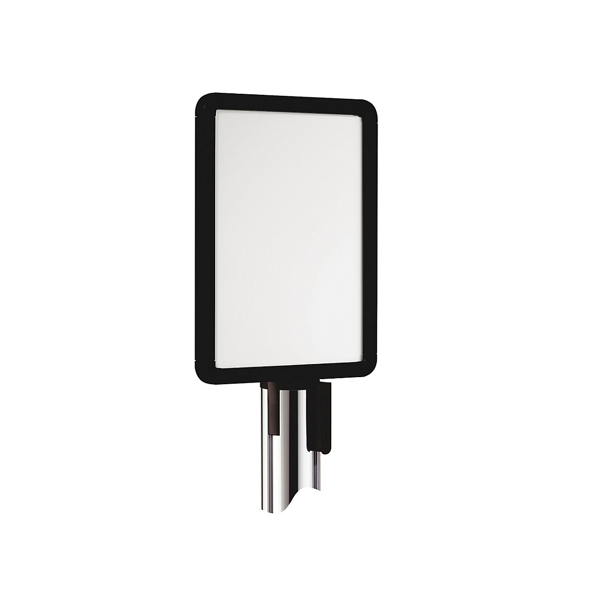 Sign holder for tape barrier systems