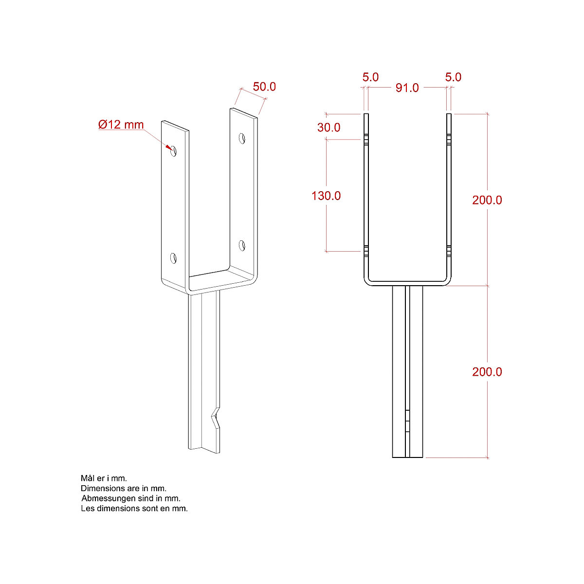U-post base (Product illustration 2)-1