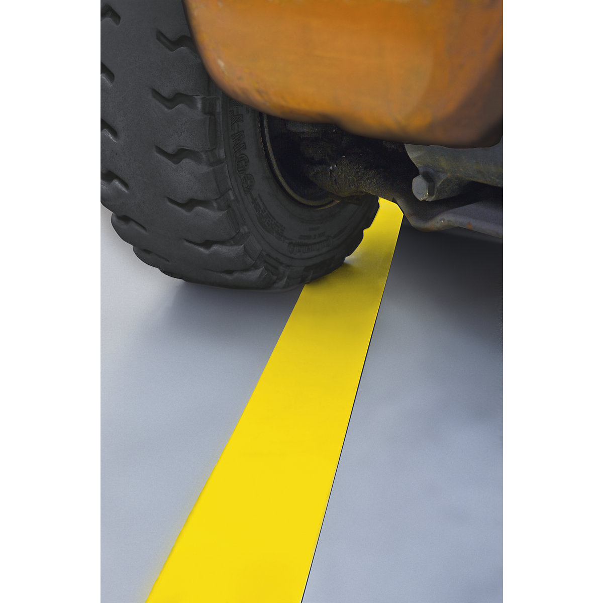 Floor marking tape made of flat-rolled steel – Moravia (Product illustration 2)-1