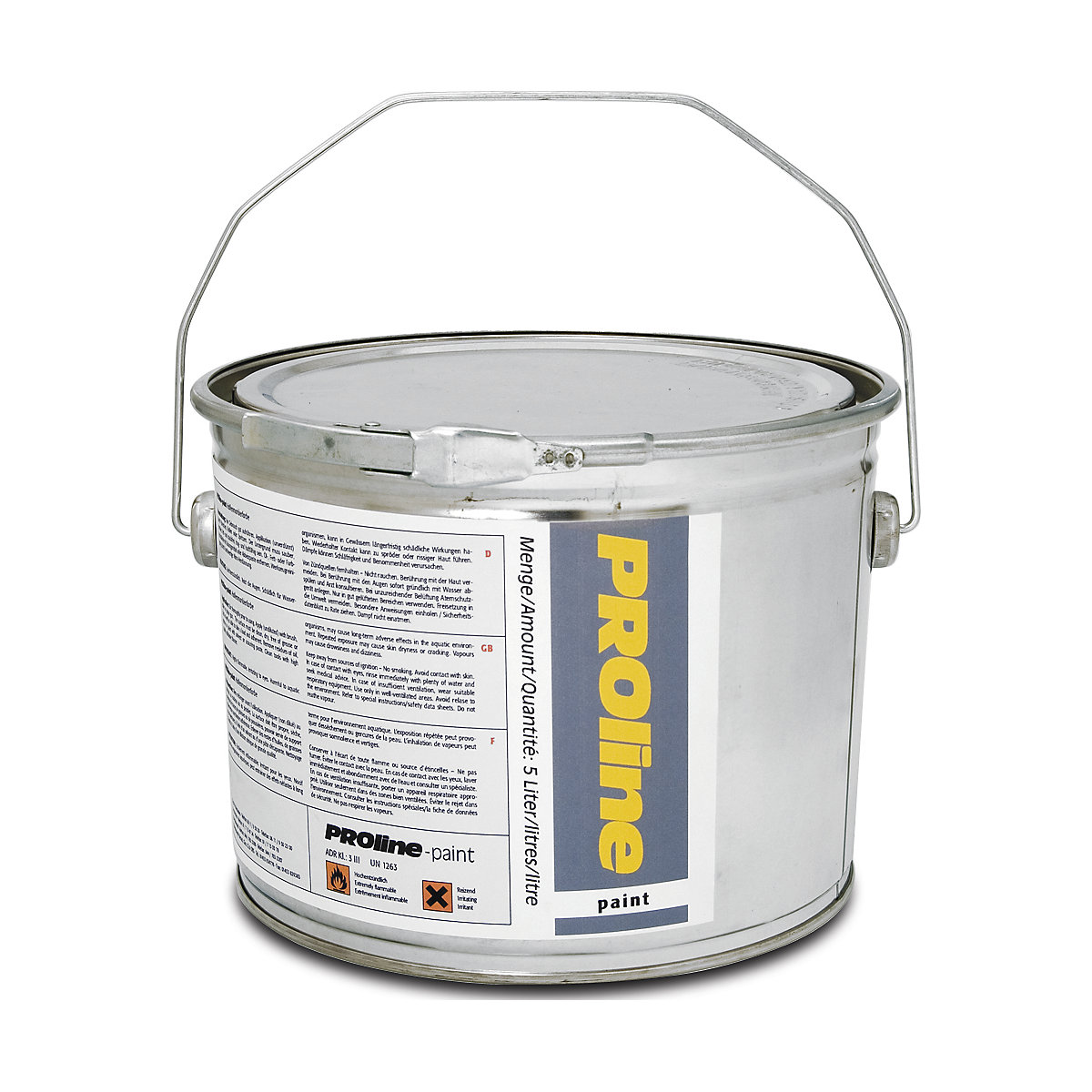 Floor paint – Moravia, 5 litre bucket, red-1