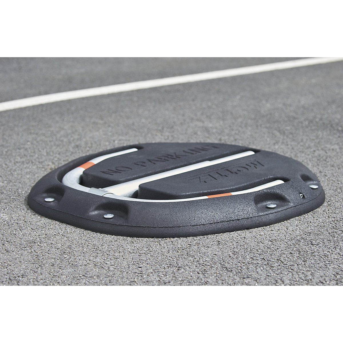 Car park barrier on base – Mottez (Product illustration 7)-6