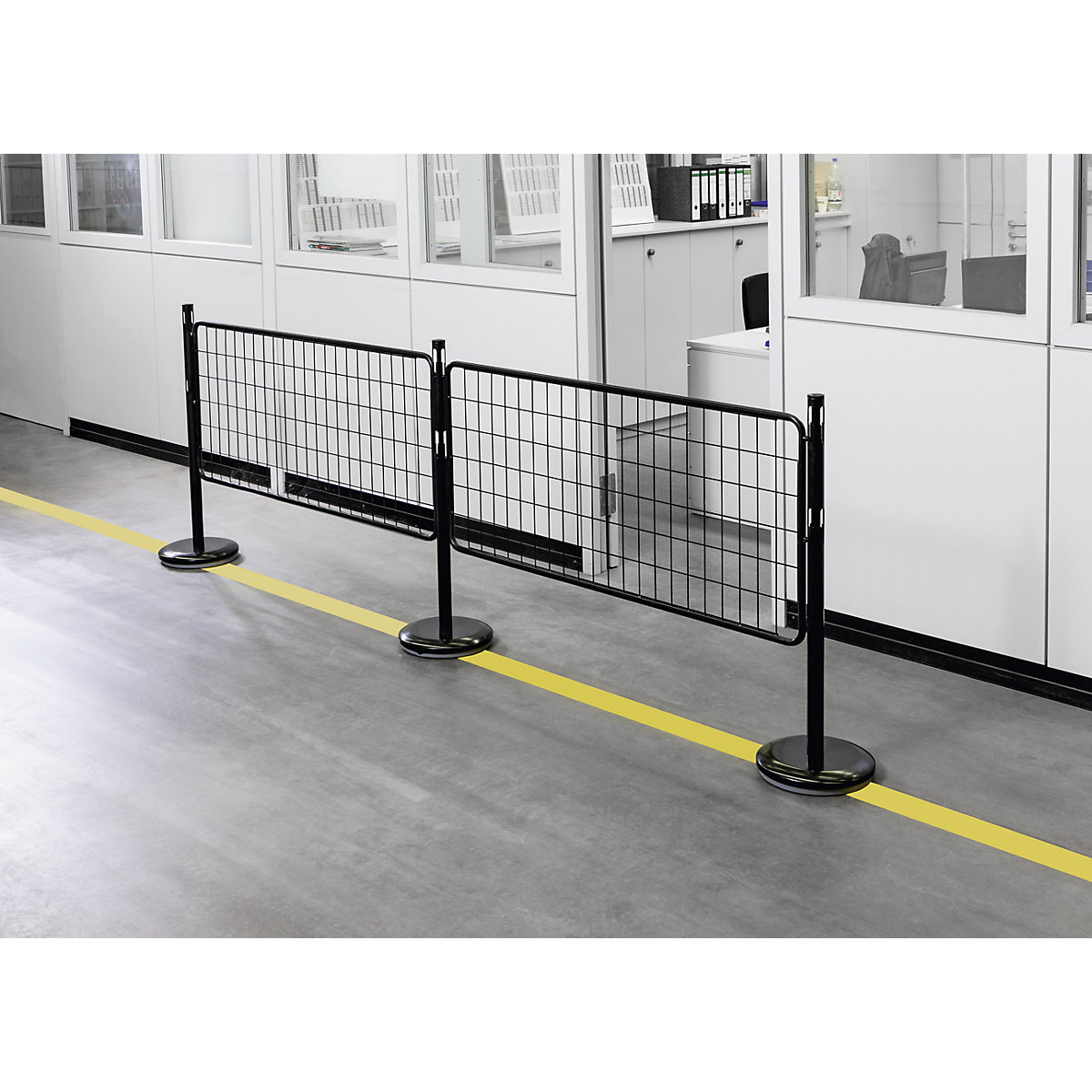 Barrier post extension set with mesh – VISO (Product illustration 2)-1