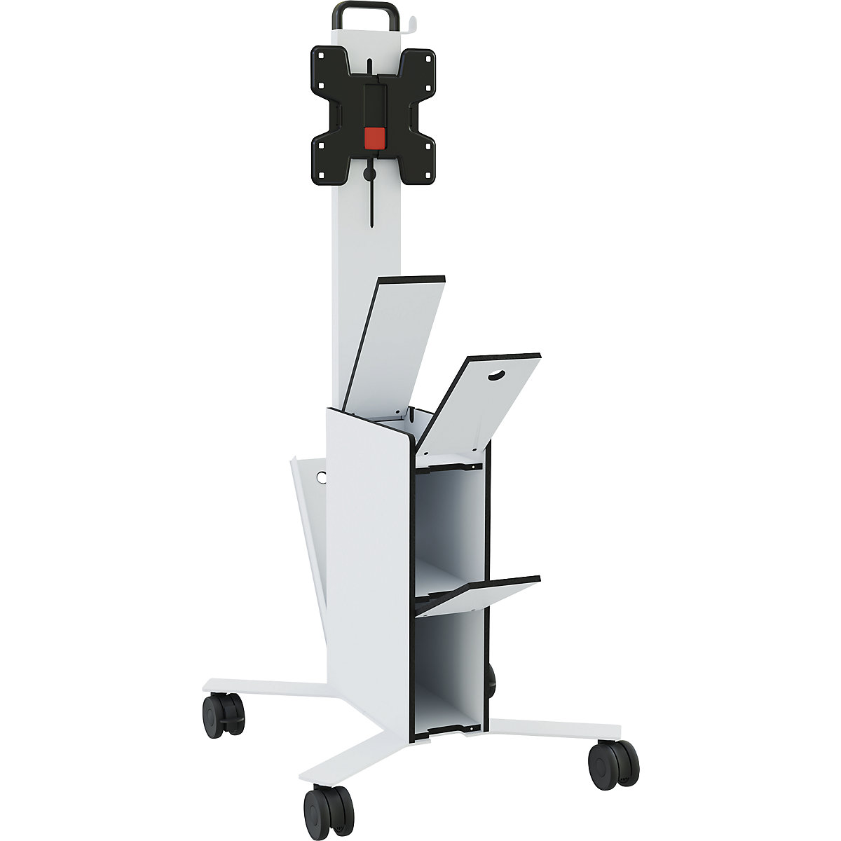 COWORKSTATION® mobile TV trolley – DURABLE (Product illustration 15)-14