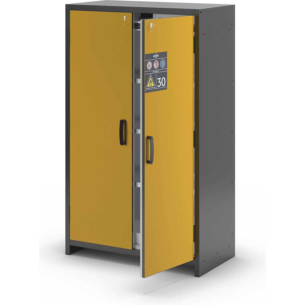 Fire resistant hazardous goods cupboard, type 30 – asecos (Product illustration 22)-21