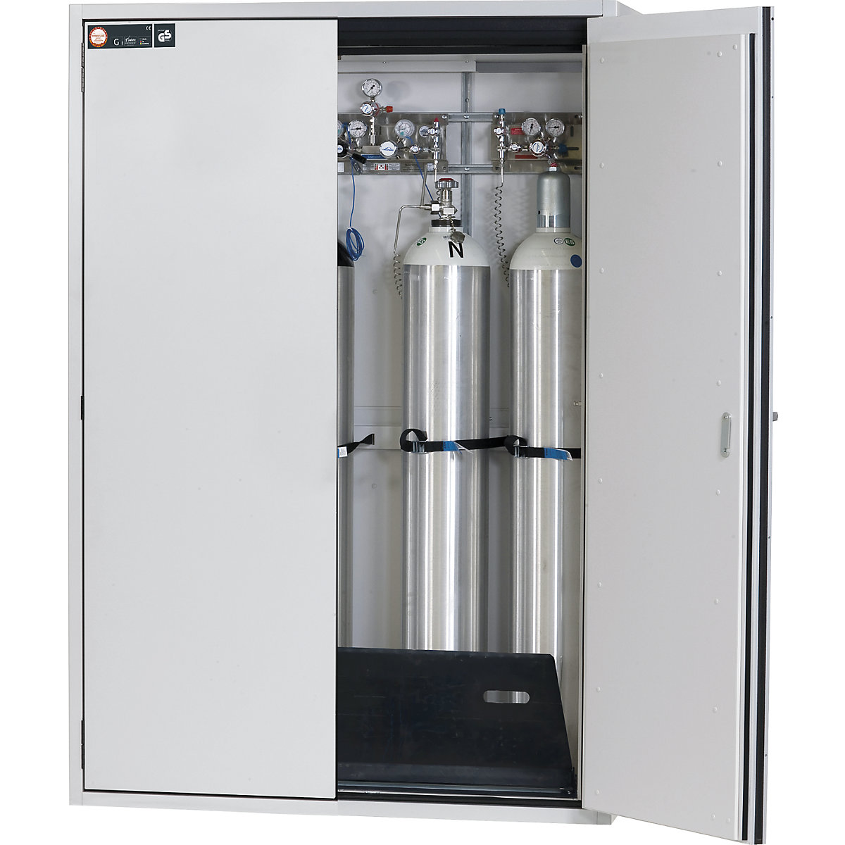 G90 fire-resistant pressurised gas cylinder cupboard – asecos (Product illustration 3)-2
