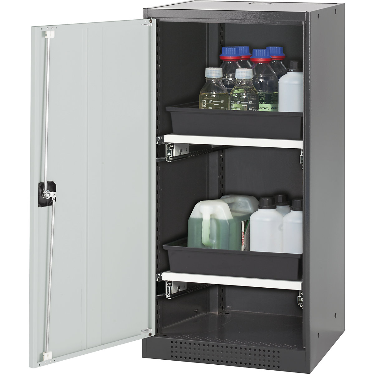 Laboratory chemical storage cupboard – asecos (Product illustration 2)-1