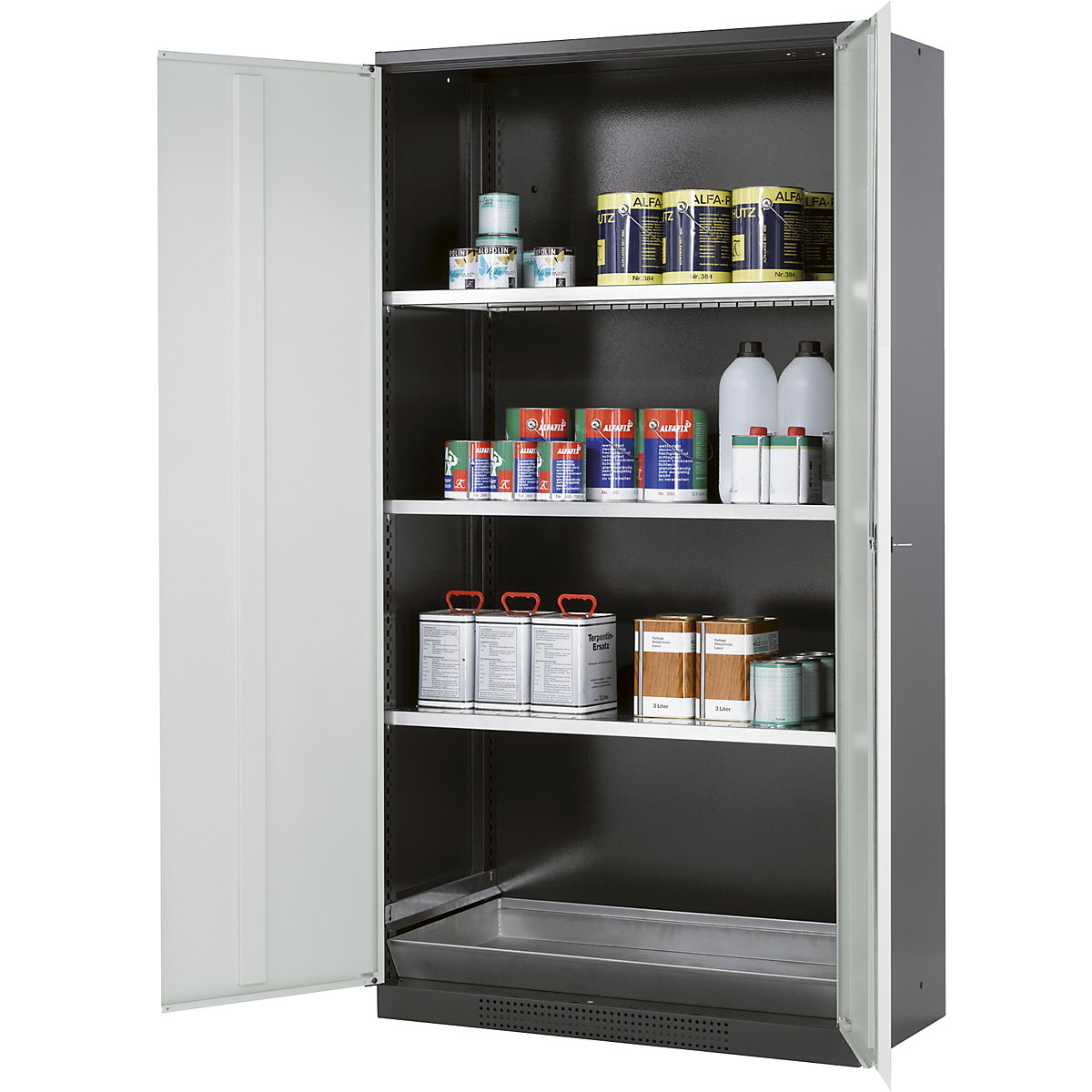 Laboratory chemical storage cupboard – asecos (Product illustration 5)-4