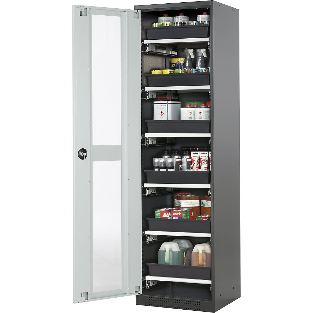 Laboratory chemical storage cupboard – asecos (Product illustration 2)-1