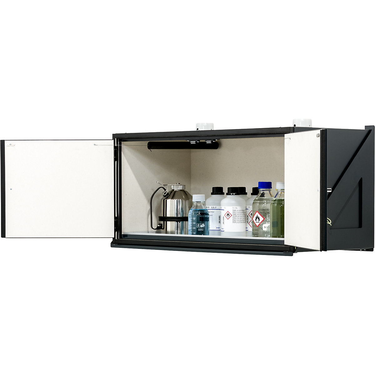 Type 30 hazardous goods wall mounted storage cupboard, fire resistant – asecos (Product illustration 3)-2