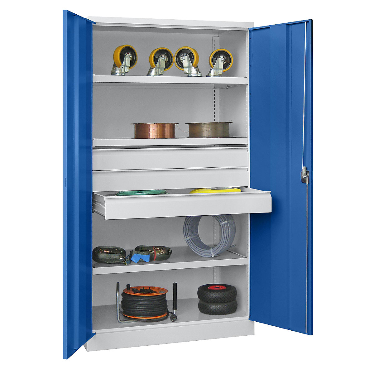 Heavy duty cupboard, height 1950 mm - Pavoy