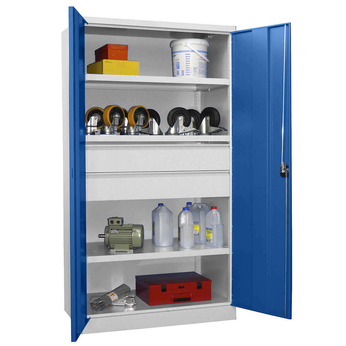 Heavy duty cupboard, height 1950 mm - Pavoy