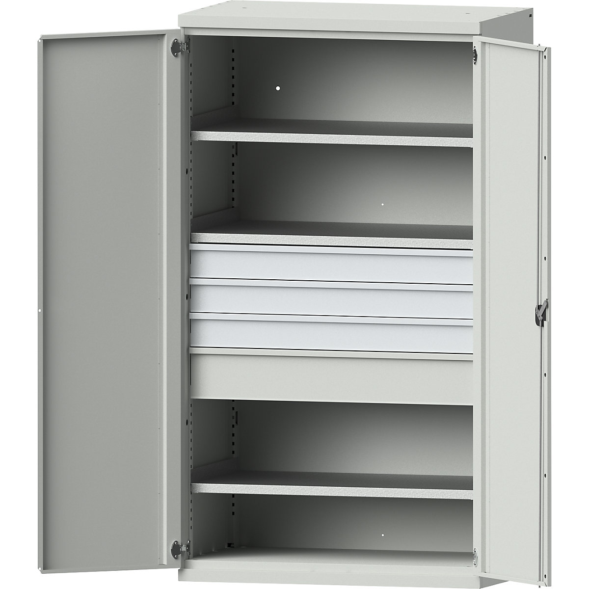 Heavy duty cupboard made of steel - eurokraft pro