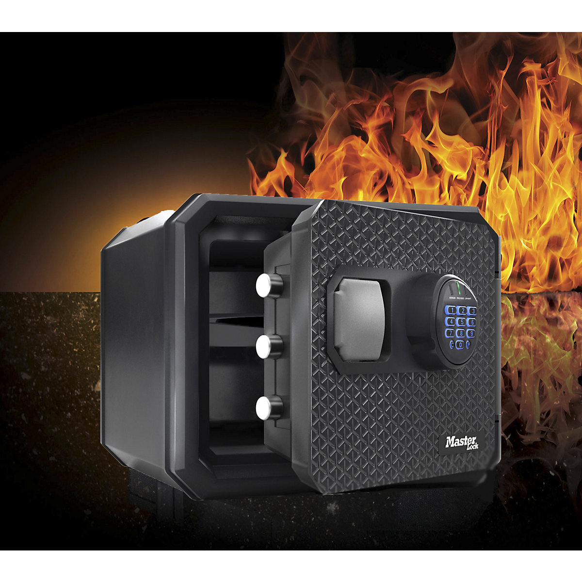 Security safe with electronic combination – Masterlock (Product illustration 10)-9