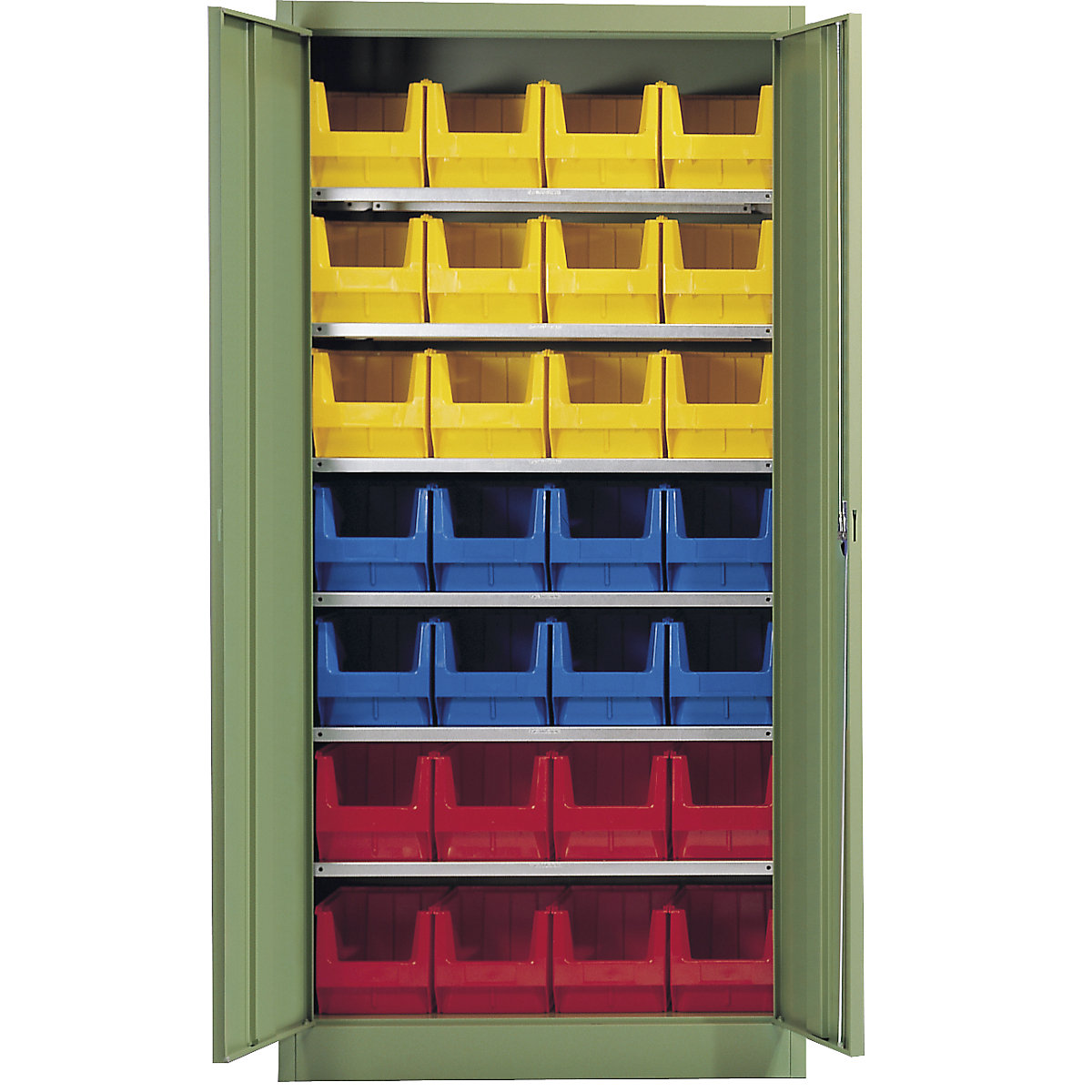 Storage cupboard, single colour – mauser