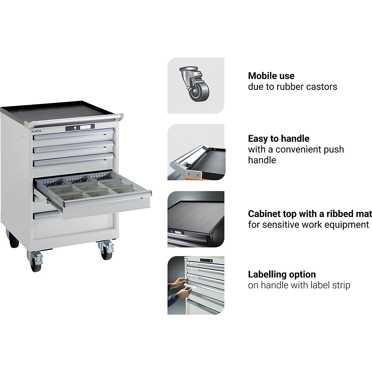 ESD drawer cupboard – LISTA (Product illustration 9)-8
