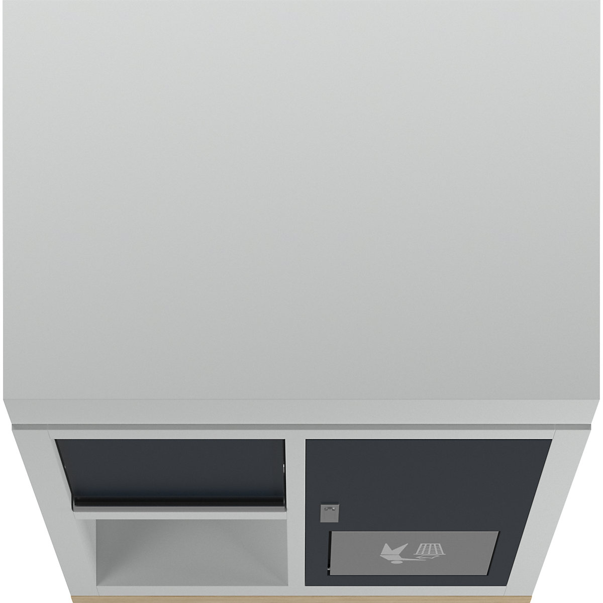 Waste and cleaning base cupboard (Product illustration 6)-5