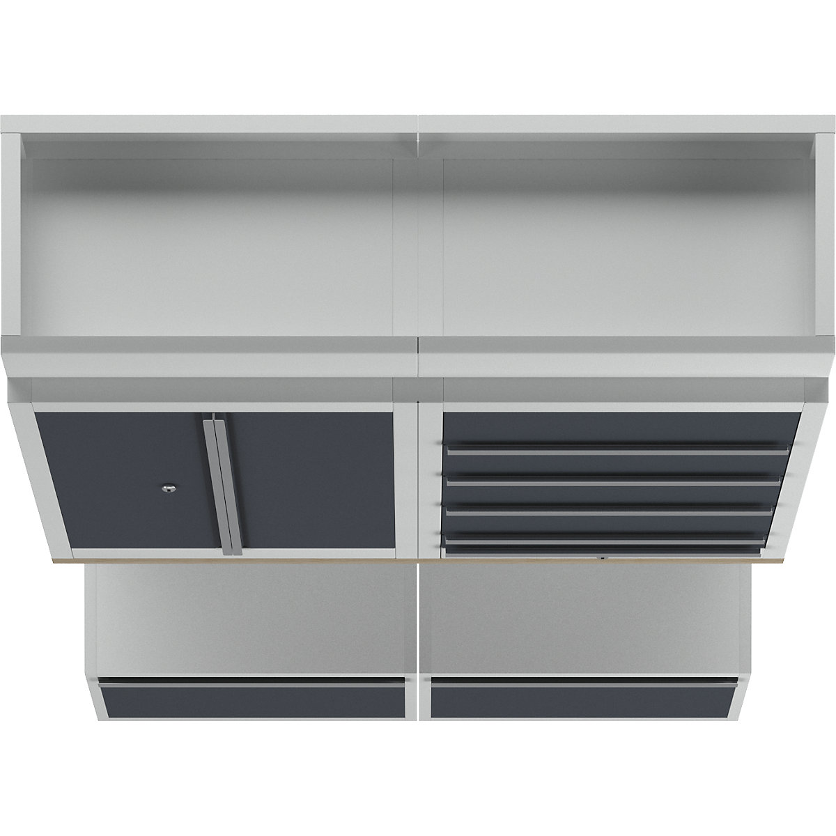 Workshop cupboard system with hinged door and drawer base cupboard (Product illustration 8)-7