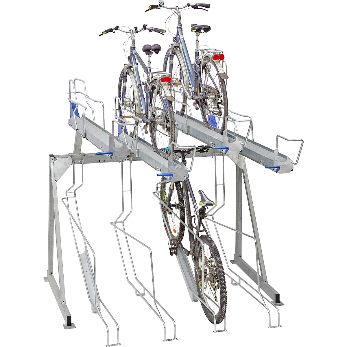 8-bicycle stand, lift model – Mottez (Product illustration 3)-2