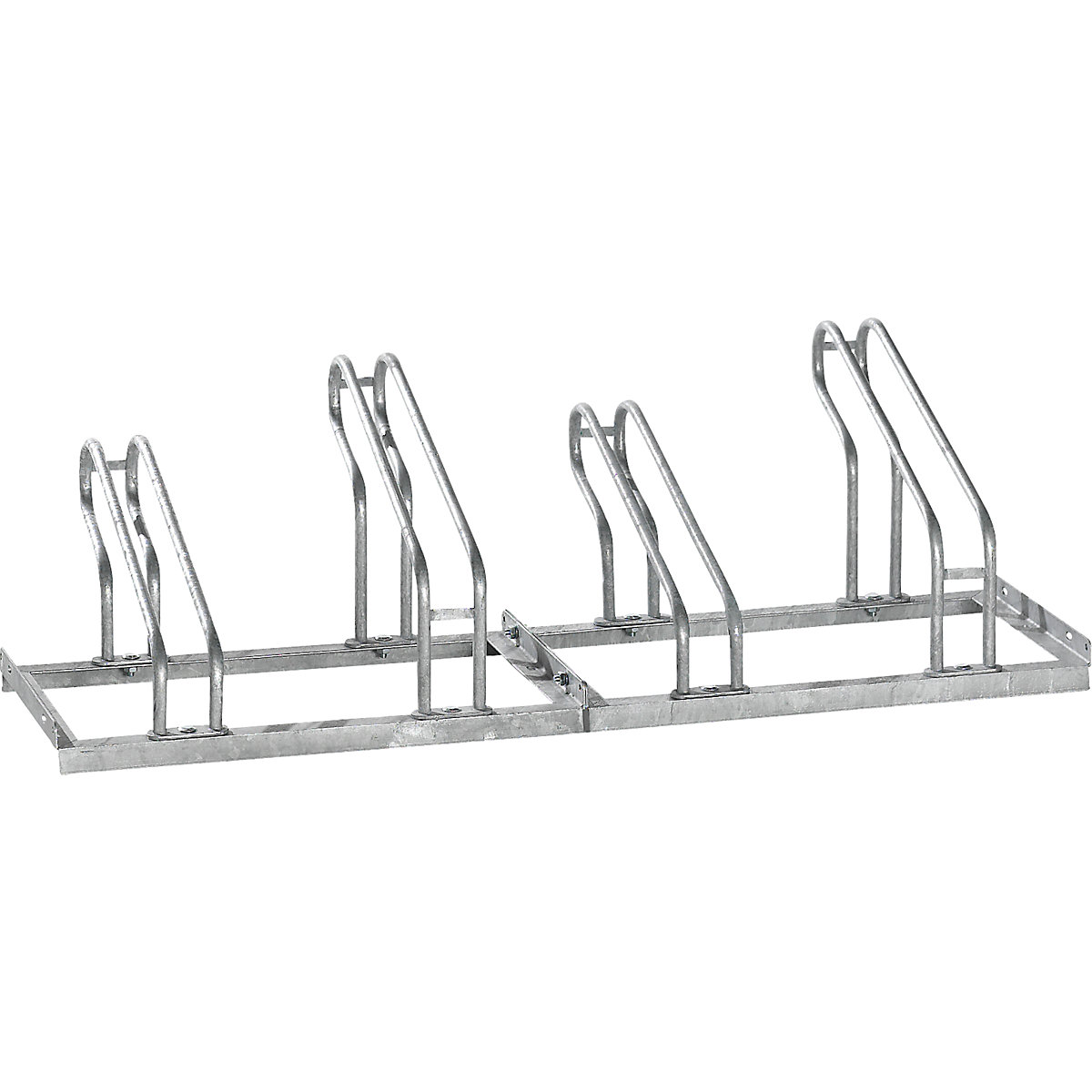 Bicycle rack, bars made of 18 mm steel tubing - eurokraft pro