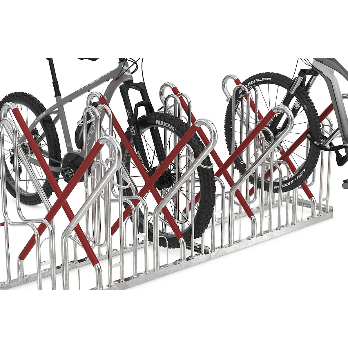 Lean-to bicycle rack – WSM (Product illustration 6)-5